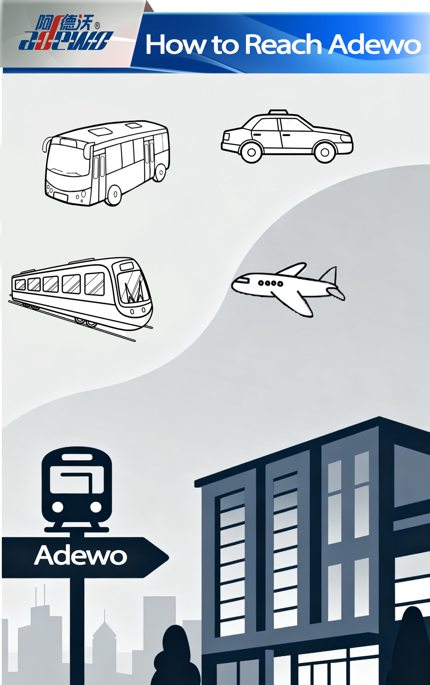 एडेवो कैसे पहुँचें?